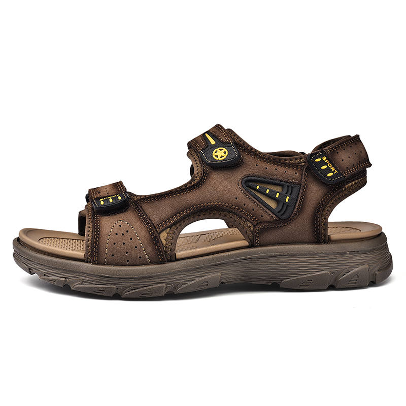 Frank Mully Frank Mully Top Grain Cow Leather Beach Sandals Men's