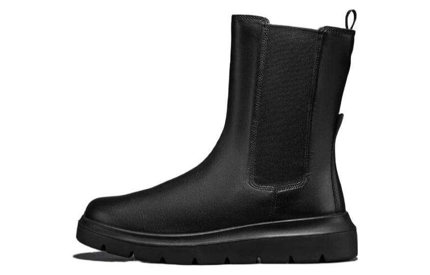 Ecco Ecco Trendy Collection Cow Split Leather Crew Chelsea Boots Women's Black