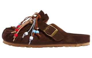 SCAROSSO Geo Fringe Detailed Sandals