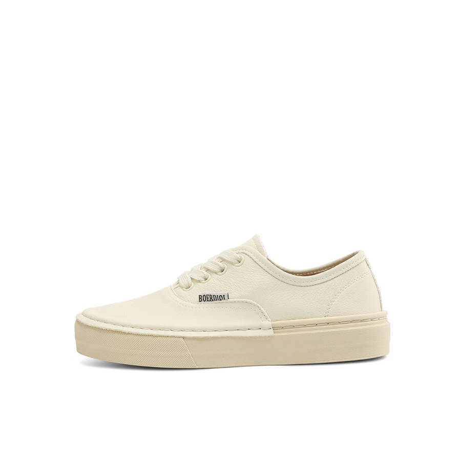 BOERDIQI White Sneakers Lightweight Height Increasing Lightweight Height Increasing Low top Skateboard Shoes Women's