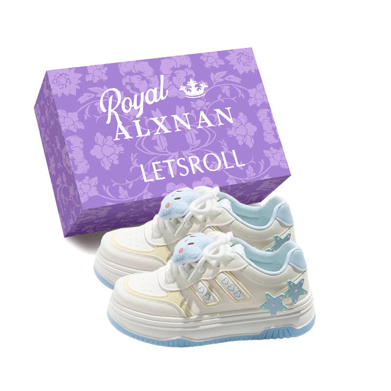 Alxnan Low top Skateboard Shoes Women's Blue