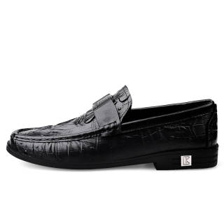 CKVUSAMG Top Grain Cow Leather Gommino Loafers Unisex
