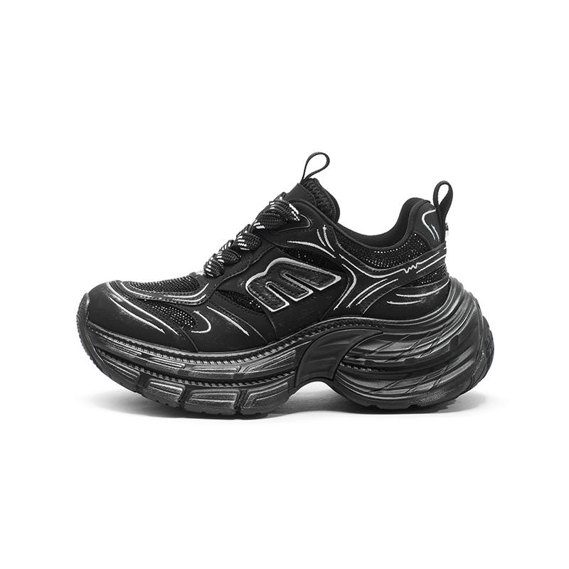 Coup De Foudre Fabric Abrasion Resistant Height Increasing Abrasion Resistant Height Increasing Low top Chunky Sneakers
