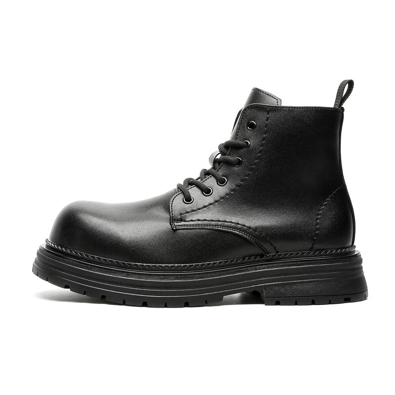 CHILANG CHILANG Short Combat Boots Men's Black