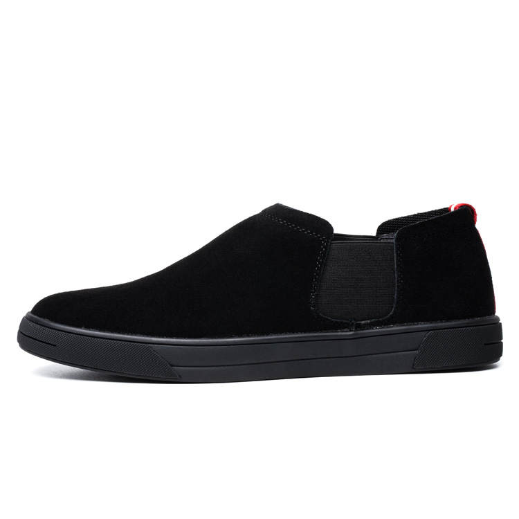 YEDANI Cow Suede Men's Casual Shoes Men's Black