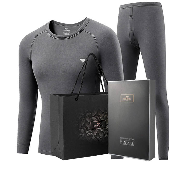 SEPTWOLVES SEPTWOLVES Thermal Set Men's Gift Box Set+Shopping Bag