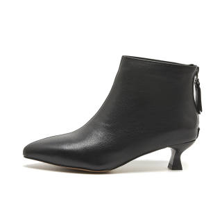 PIERCE GENTRY Top Grain Cow Leather Ankle Boots Women's