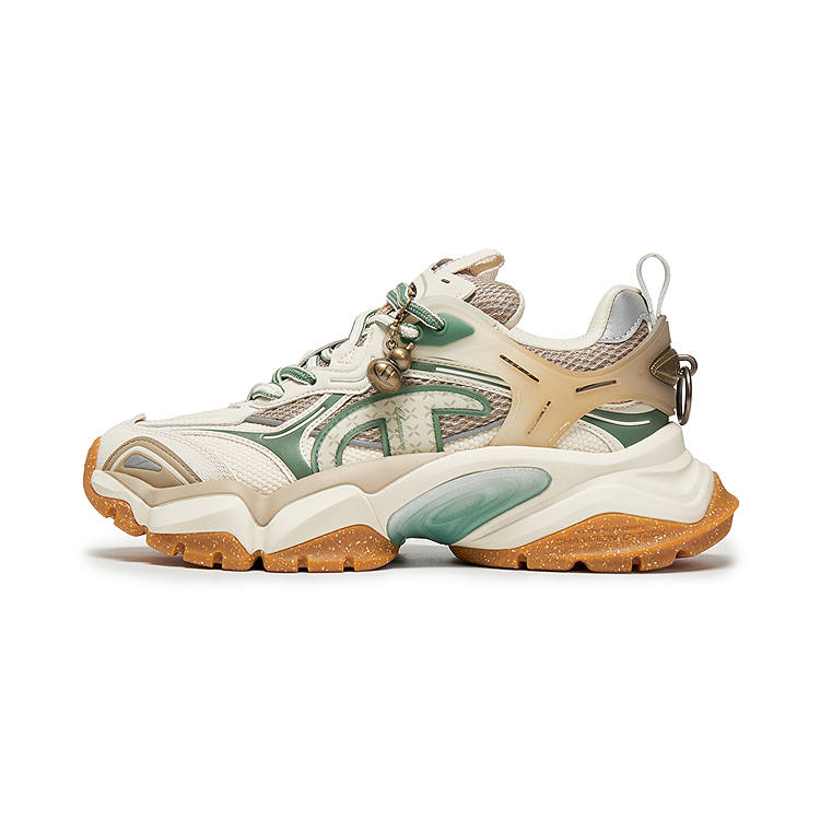 Champion Blessing Wealth Shark Shoes Power Armor Balance Low top Casual Shoes Women's Linen/Wild Duck Green