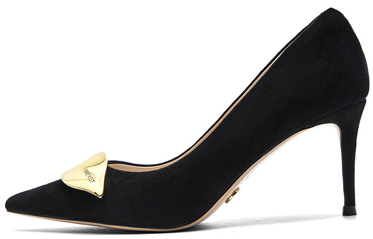 NINE WEST Sheepskin High Heels 7.5cm Women's
