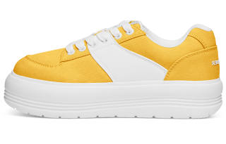 BENEUNDER Street Travel Low top Stylish Skateboarding Shoes Women's Intimate Shadow Yellow