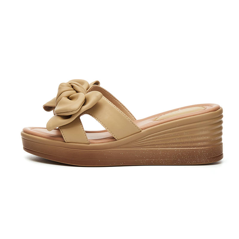 DAPHNE DAPHNE Slide Slippers Women's Beige