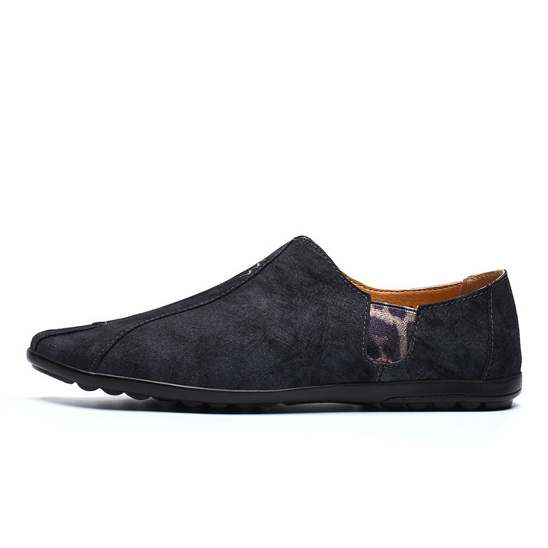 GONGNIUMEILI Men's Casual Shoes Men's Low Top Black/Khaki/Gray