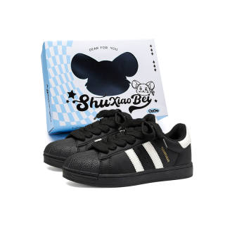 SHUXIAOBEI Shell Head Sports Casual Shoes Pu Low top Skateboard Shoes Unisex