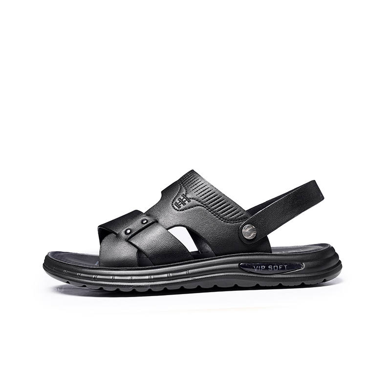 LAORENTOU LAORENTOU Beach Sandals Men's Black