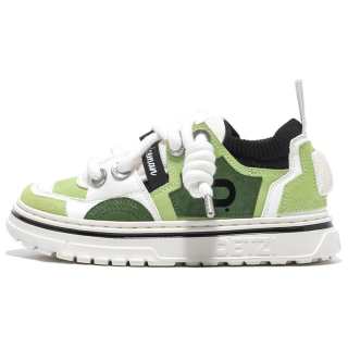 OETZI Ice Man Oz Textile, Split Cow Leather Abrasion Resistant Lightweight Height Increasing Low top Skateboard Shoes