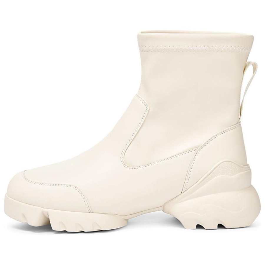 TOOMANYSHOES White Lover Ankle Boots Women's