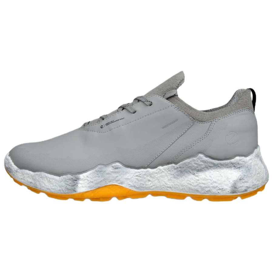 Ecco Ecco Golf Biom H5 Leather Waterproof Low top Golf Shoes Men's Gray