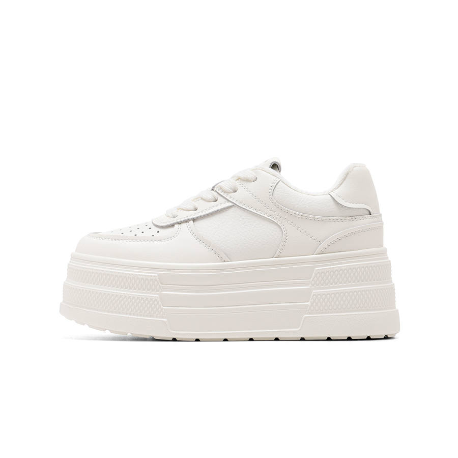 C°BANNER Synthetic Leather Fleece Lined, Fashion Patchwork Thermal Abrasion Resistant Low top Skateboard Shoes Women's