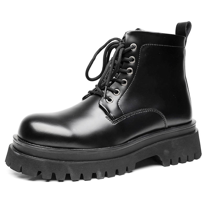 V05 V05 Short Combat Boots Men's Black