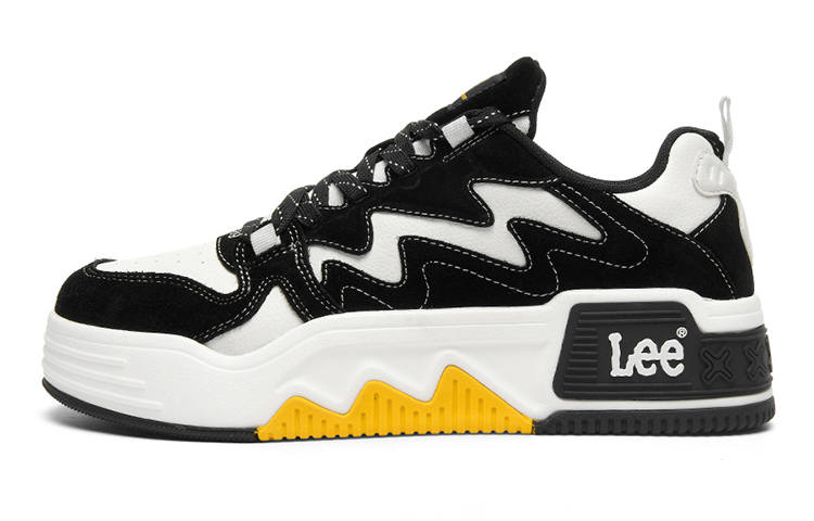 Lee Modern Textile, Synthetic Leather, Split Cow Leather Low top Skateboard Shoes Men's