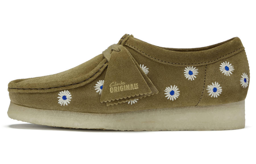 Clarks Cow Split Leather Wear resistant And Lightweight Low top Casual Shoes Women's