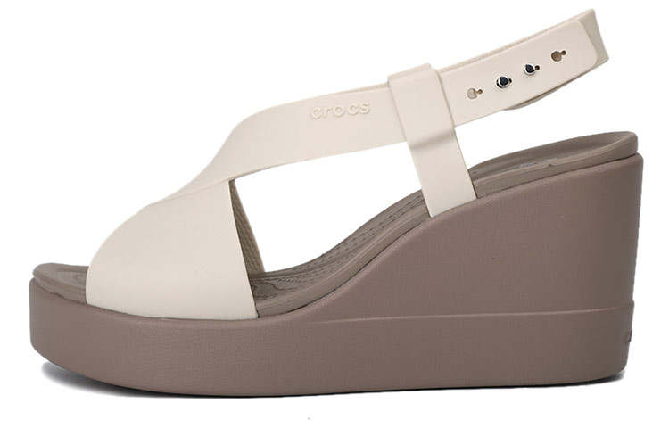 Crocs Crocs Brooklyn Lightweight Cement Gray Sandals 'Gray' Women's