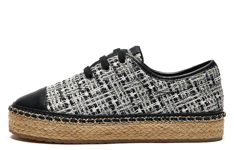 Joy&Mario Fabric Platform Shoes Women's Black
