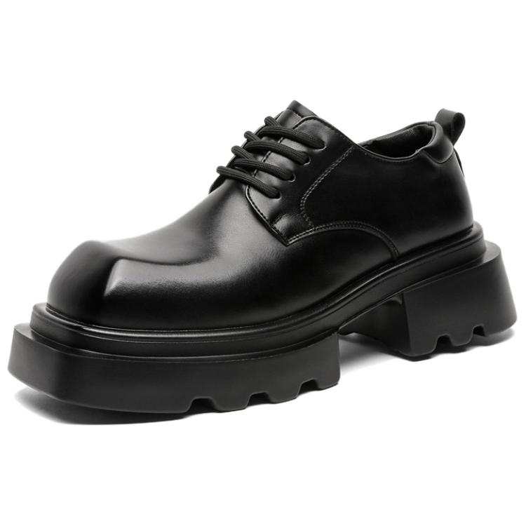 WEISHIBANGWEI WEISHIBANGWEI Microfiber Leather Casual Leather Shoes Men's Black