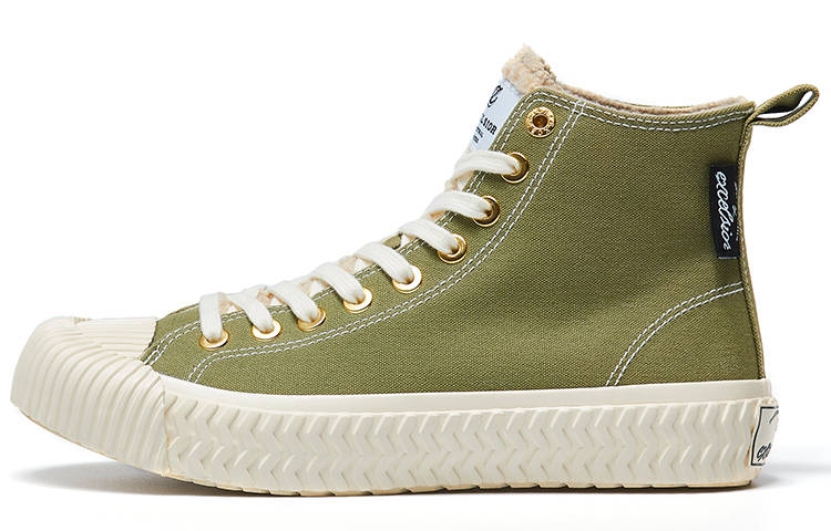 Excelsior Excelsior Canvas Shoes Unisex High Top Matcha Green