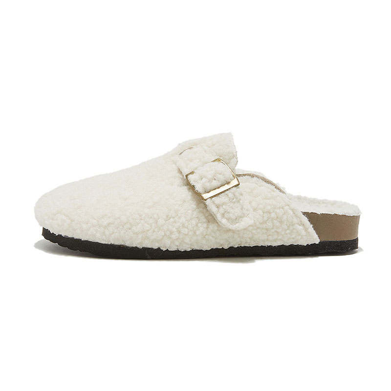 VICTORIA&VERA Closed Toe Slippers Women's Ecru
