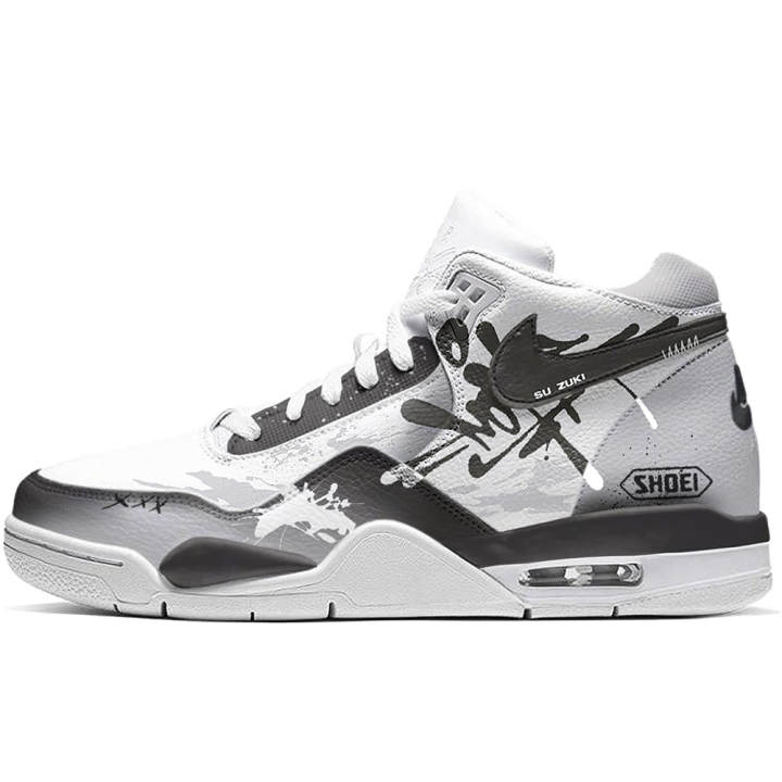 Nike Nike Flight Legacy Trendy, Ink Wash Cloud Pattern Slip Resistant Abrasion Resistant Slip Resistant Abrasion Resistant
