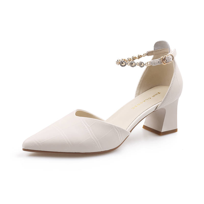 ZHR Top Grain Cow Leather Casual Shoes 5.5cm Women's