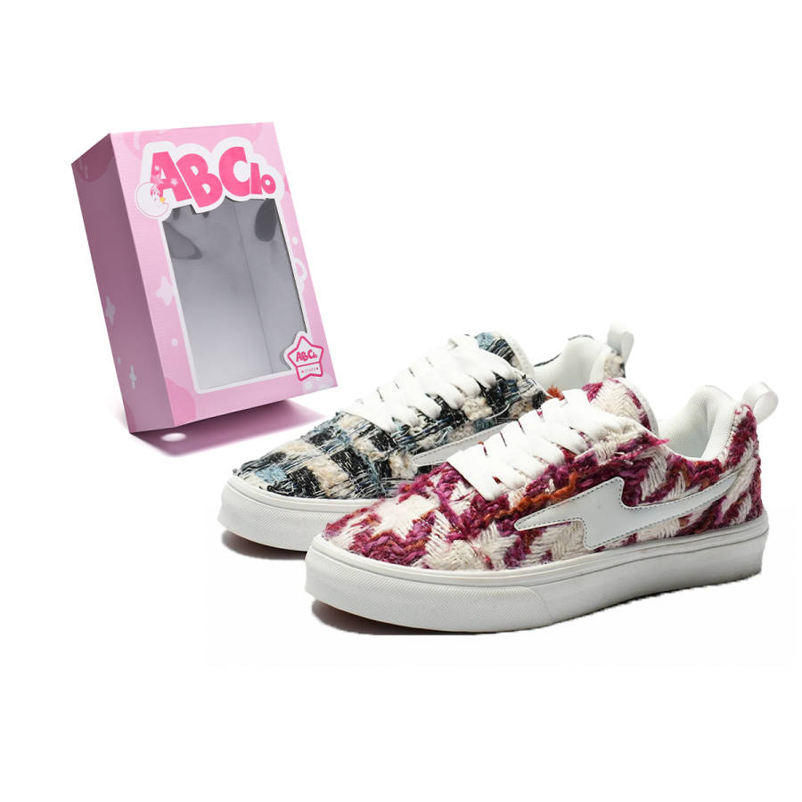 ABCIO Slip Resistant Lightweight Non slip Lightweight Low top Skateboard Shoes Unisex