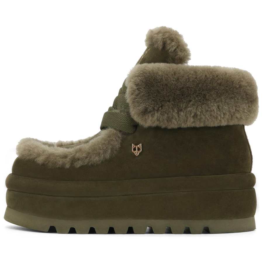 Naked Wolfe BAMBI Short Snow Boots Women's Green