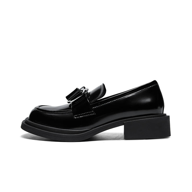 CHERYKALLY Cow Leather Loafers 4.5cm Women's