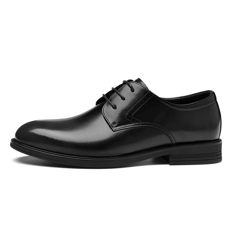 SEPTWOLVES Top Grain Cow Leather Dress Shoes Men's Black