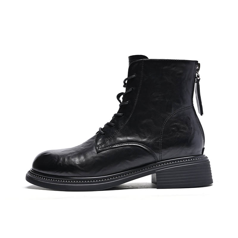 ZHR Short Combat Boots 4cm Women's
