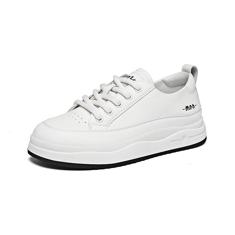 JINSITU Cow Split Leather Comfortable And Trendy Abrasion Resistant Lightweight Height Increasing Low top