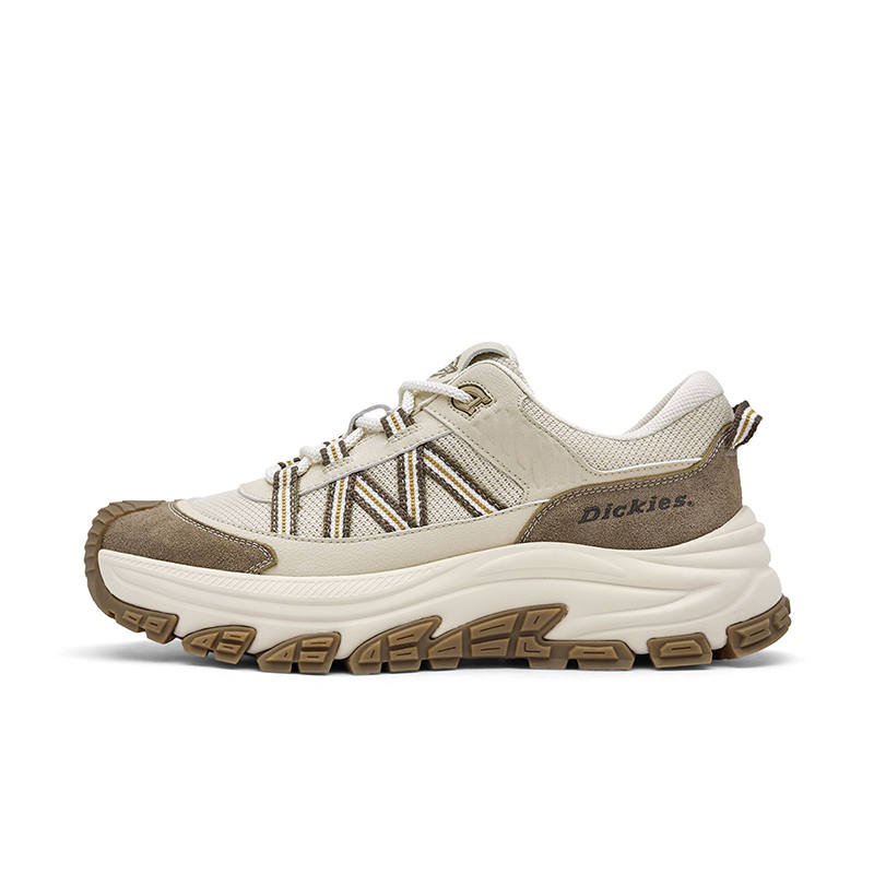 Dickies Synthetic Leather Slip Resistant, Abrasion Resistant, Supportive, Lightweight Low top Chunky Sneakers Men's
