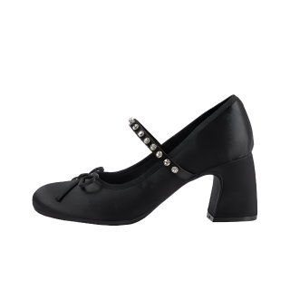 MXGM Microfiber Leather Chunky Heel Mary Jane Shoes Women's