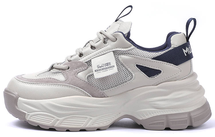 Mulinsen Wear resistant, Lightweight, Breathable, And Non slip. Low top Chunky Sneakers Women's