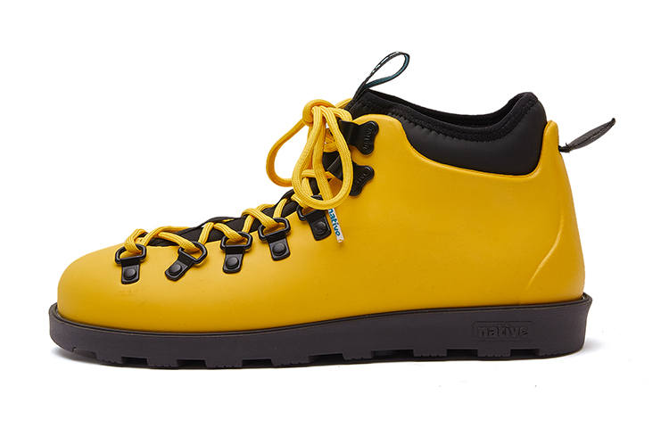 Native Shoes Fitzsimmons2.0 Combat Boots Unisex Crayon Yellow