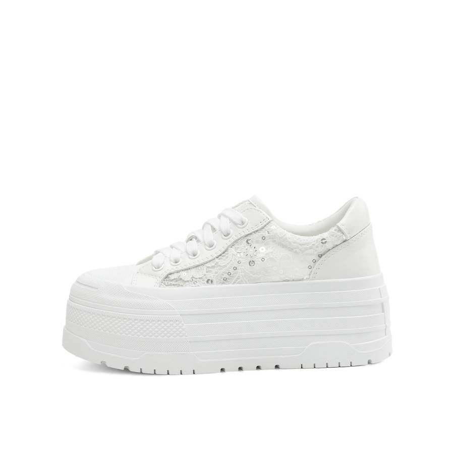 Rosa Bianca Fabric Low top Skateboard Shoes Women's