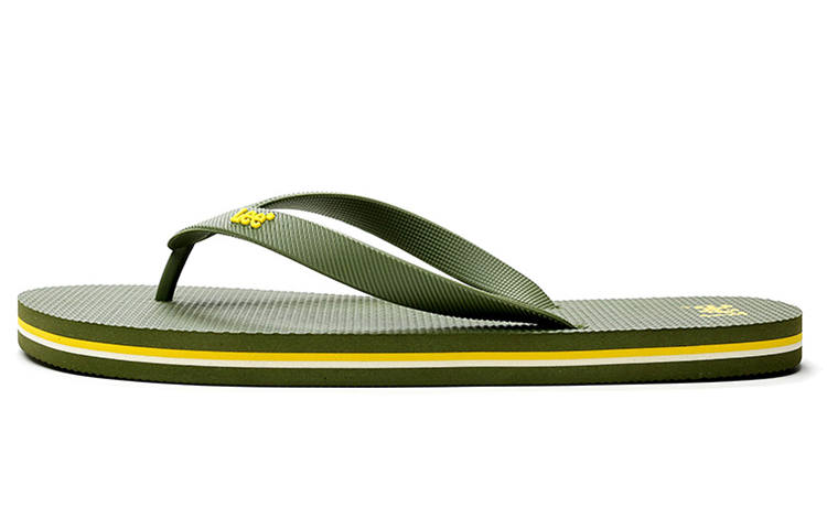 Lee Sunset 1.0 Odor Resistant Slip Resistant Quick Dry Flip Flops Men's Olive Green