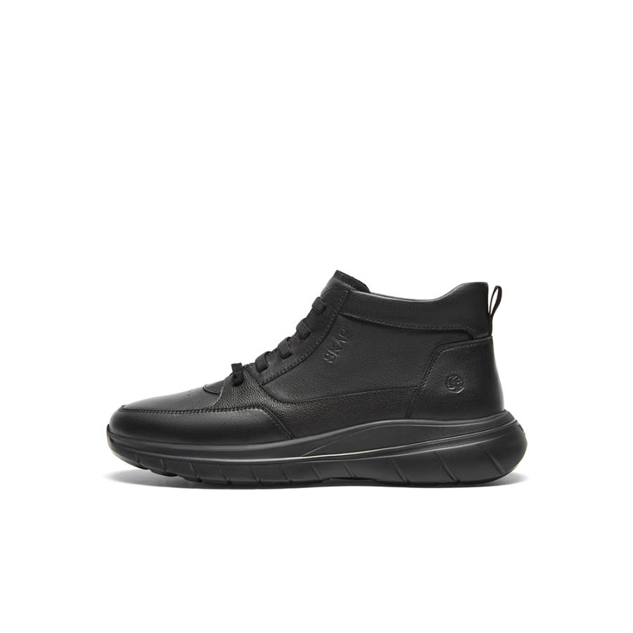 SKAP Men's Casual Shoes Men's Mid Top Black/Light Khaki