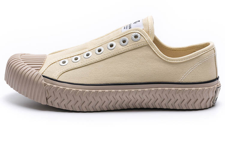 Excelsior Cookies Shoes BOLT On Slip on Low top Canvas Shoes Women's Cream