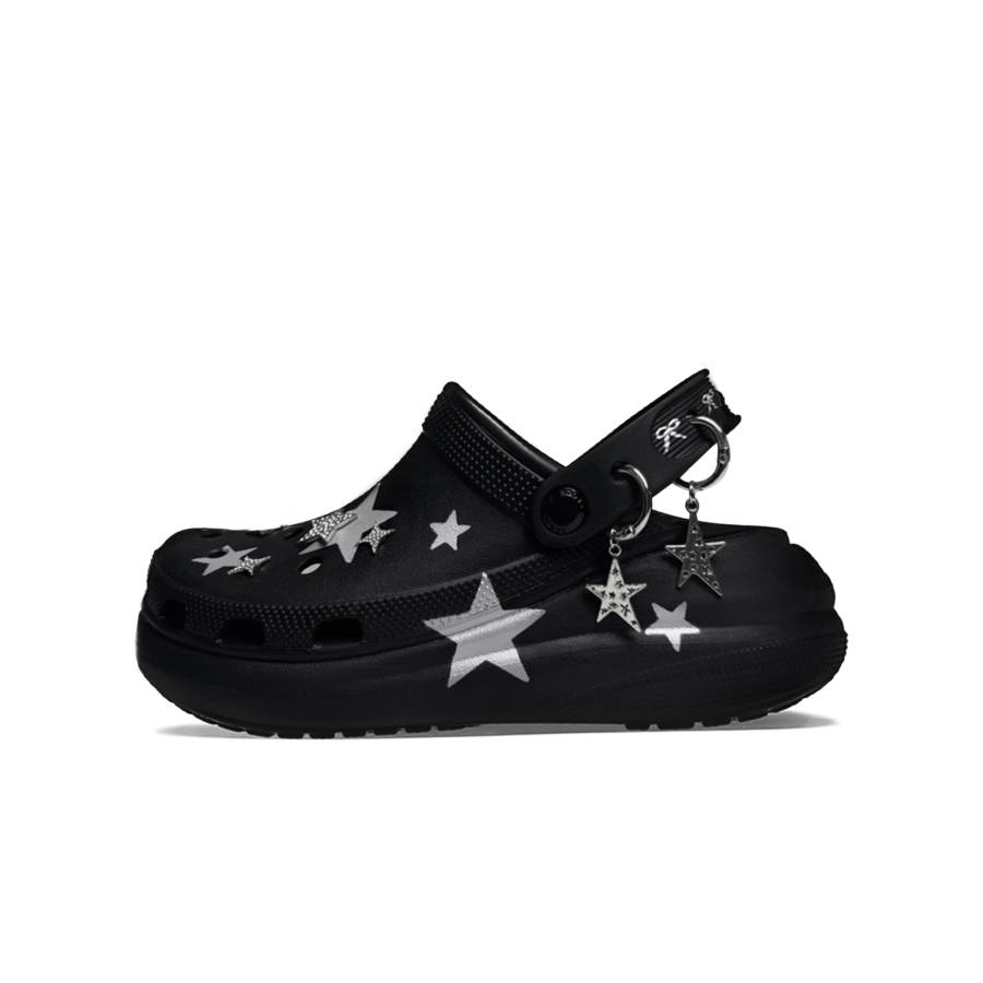 Crocs Crocs EVA Clogs Unisex Black Silver