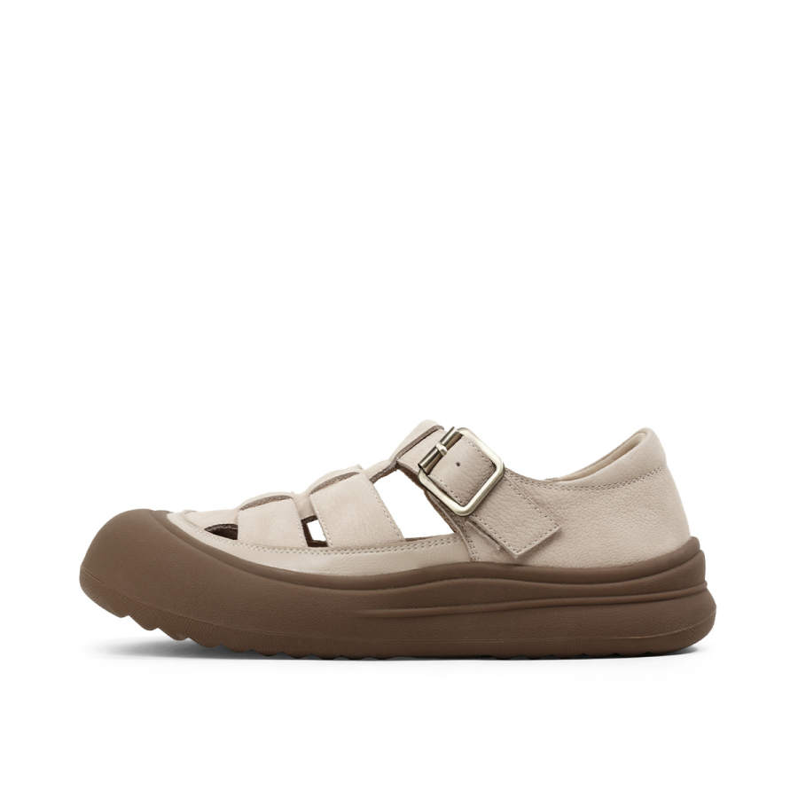 OCCAMAN Top Grain Cow Leather Casual Shoes Women's