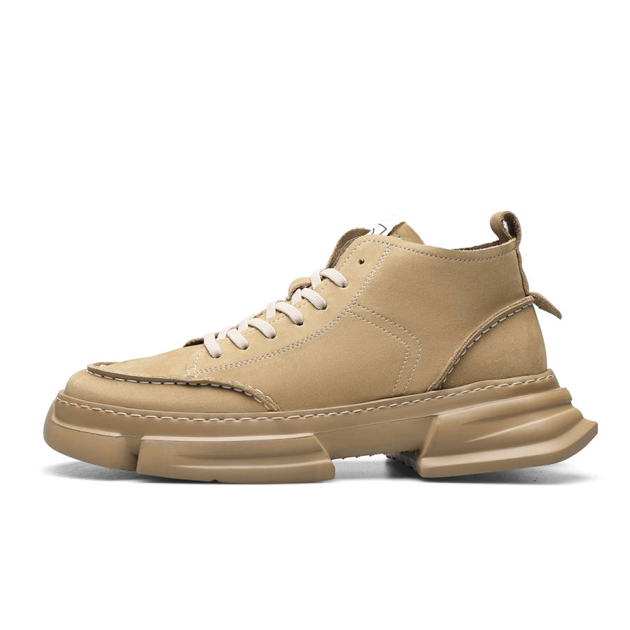 D:FUSE SCANDINAVIA D FUSE SCANDINAVIA Cow Leather Combat Boots Men's Khaki