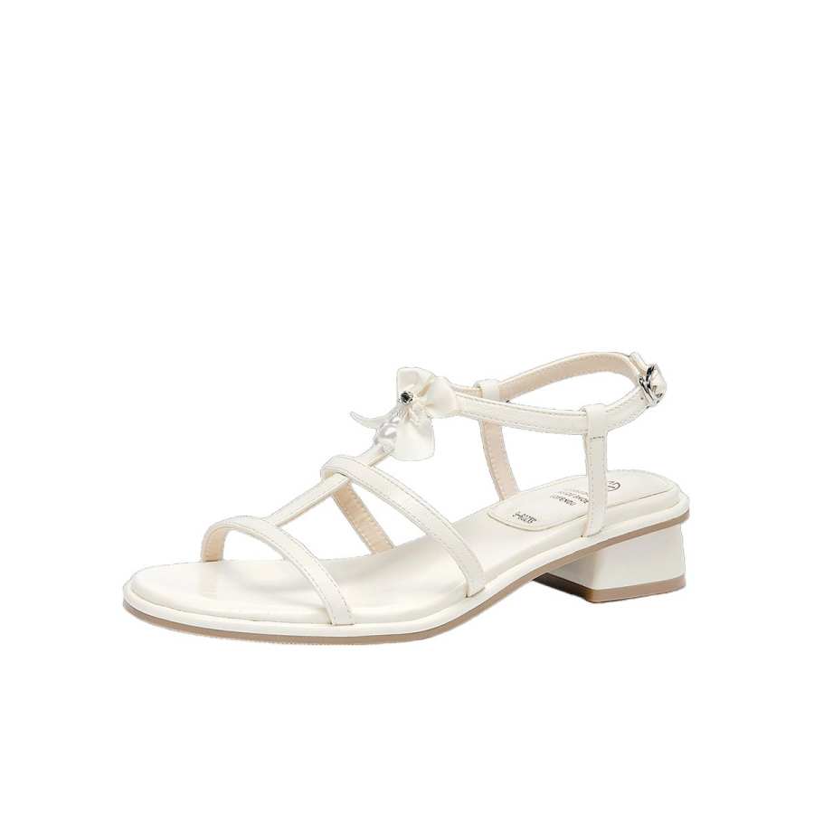GUDIANFENGDU Pu One Strap Sandals 3cm Women's